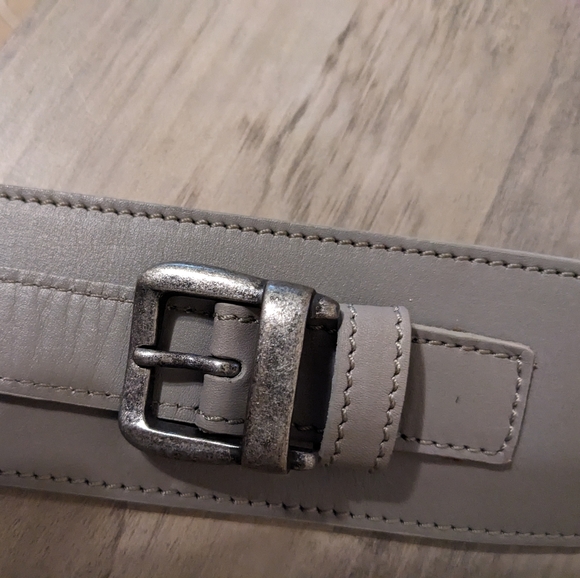 Free people belt new women's m/l cowhide large buckle nwot - Picture 11 of 11